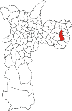 Location in the city of São Paulo