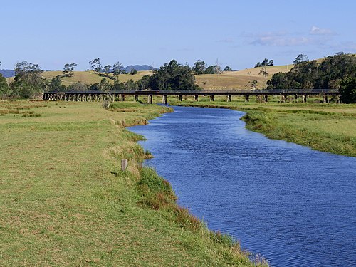 Long Bridge from State Highway 11 in 2017