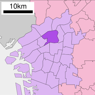 北区 (大阪市)位置図