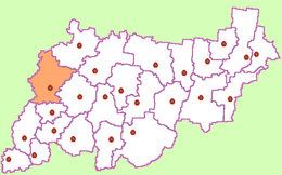 Bujskij rajon – Mappa