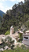 L'église vue du belvédère.