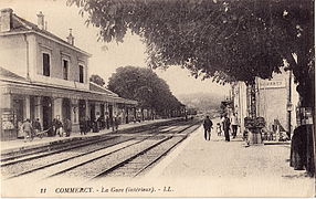 La gare de Commercy.