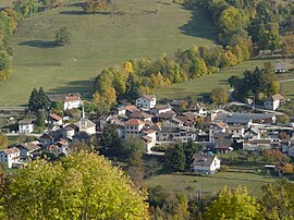 La Chapelle-du-Bard seen from Le Moutaret