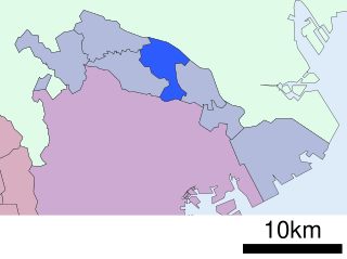 高津区位置図