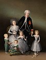 El IX duque de Osuna y su familia, por Francisco de Goya.