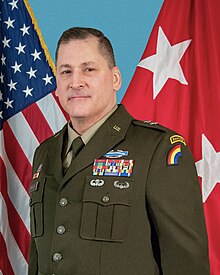 2024 color head and shoulders photo of Major General Joseph L. Biehler in Army Green Service Uniform, facing slightly to his right, looking front
