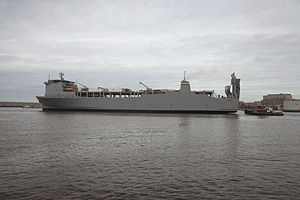 MV Cape Ray (T-AKR-9679) at Norfolk VA in 2014