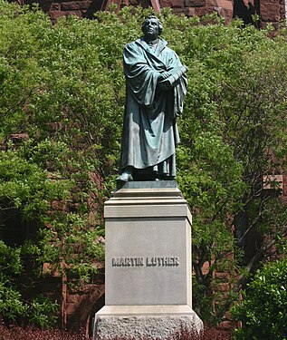 Statue and pedestal