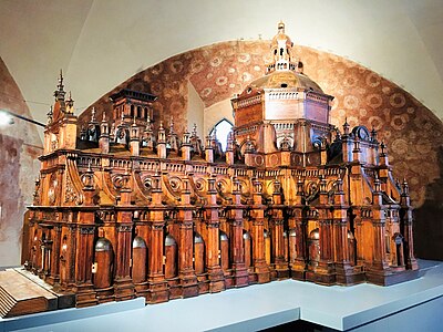 Maquette de la cathédrale de Pavie, 1497.