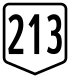 Route 213 shield