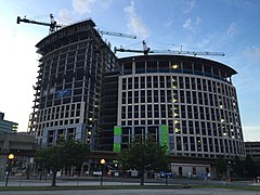 Construction of National Science Foundation headquarters in Alexandria in 2015