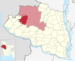 Location of Niamatpur