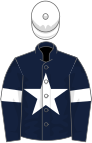 Dark blue, white star, armlets and cap