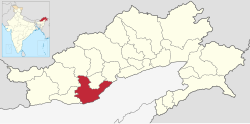 帕普派尔县在阿鲁纳恰尔邦的位置