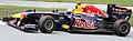 Sebastian Vettel driving the Red Bull RB7 at the 2011 Malaysian Grand Prix.