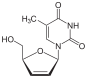 Chemical structure of Stavudin