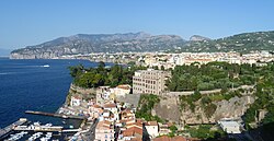 Vesuvius overlooking Sorrento and the Bay of Naples