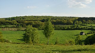 Vue sur la Calestienne à Nismes.