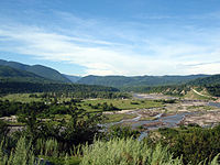 View of the Argun River (Shali district) in relative proximity to the village of Chiri-Yurt