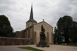 The church in Saint-Marcel-en-Murat