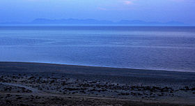 Imbros vue depuis Samothrace.