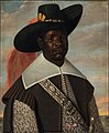 Portrait of Don Miguel de Castro, Emissary of Congo, originally attributed to Eckhout, but currently believed to be produced by one of the brothers Jasper or Jeronimus Becx