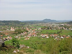 Anould depuis la roche du Sphinx