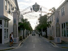 Petronia Street entrance on Duval Street