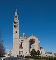 Basilica of the National Shrine of the Immaculate Conception in Washington, D.C. National and Patronal Church of the United States.
