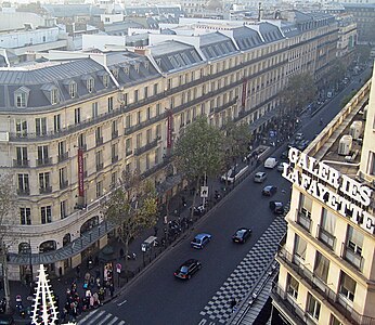 Boulevard Haussmann, with the classic Haussmann-style apartment buildings (1870)