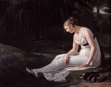 La Mélancolie (1801), Amiens, musée de Picardie.