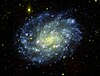 Ultraviolet/Visible Camera image of NGC 300