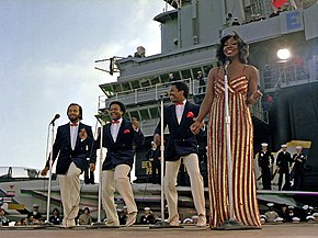 Singers Gladys Knight and the Pips