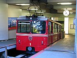 Dolderbahn railcar No. 1 in the lower terminus