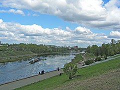 Vitsebsk au bord de la Daugava.