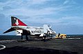 A VMFA-531 F-4B operating from HMS Ark Royal in 1973