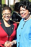 Karen Bass and Diane Watson