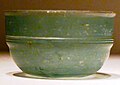 Image 8A green Roman glass cup unearthed from an Eastern Han dynasty (25–220 AD) tomb in Guangxi, China (from Roman Empire)