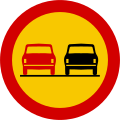 Overtaking prohibited