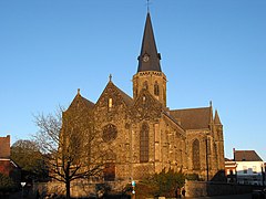 Le Rœulx, l'église Saint-Nicolas.