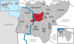 Leer (Ostfriesland) – Mappa