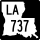 Louisiana Highway 737 marker