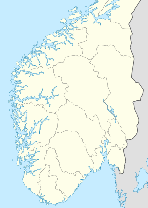 2012 Tippeligaen is located in Norway South