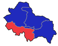 Location of the municipality of Palilula within City of Niš