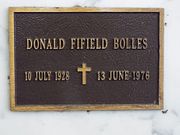 Crypt of Donald Fifield Bolles better known as Don Bolles (1928–1976).