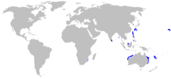 Distribución de la raya de aguas profundas