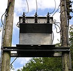 An electrical transformer