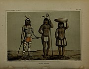 Mojave Indians, 1855. Mollhausen, H. B., artist; Sinclair, Thomas S., lithographer;