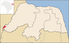 Location in the Rio Grande do Norte