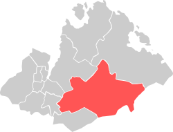 Location within Sandnes municipality